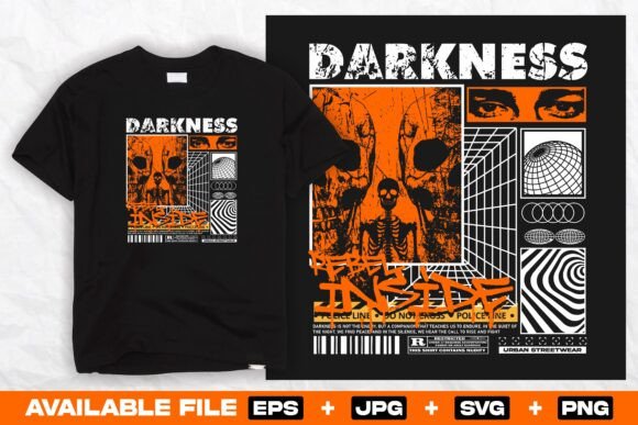 Evaluating Darkness Skull Graphics for T-Shirt Designs & Branding