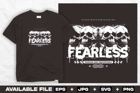 Fearless Grunge Skull Graphics for Bold Branding