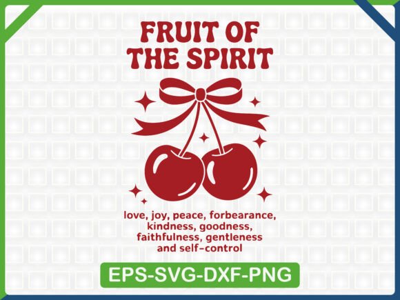 Fruit of the Spirit SVG: Graphics for T-Shirt Designs