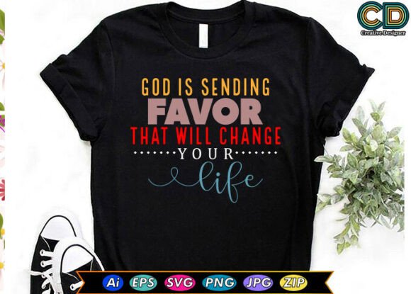 God's Favor Graphics for T-Shirt Designs