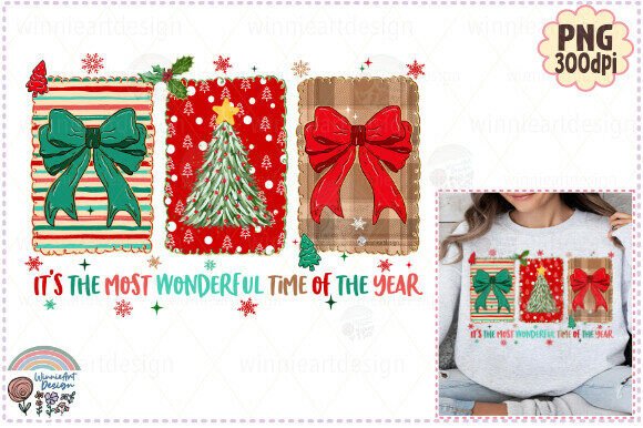 Preppy Christmas It’s the Most Wonderful – T-Shirt Designs