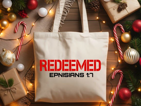 Redeemed Bible Verse SVG: Graphics for T-Shirt Designs