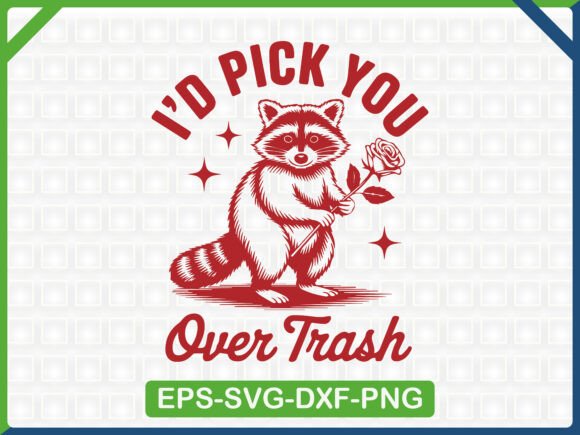 Valentine's Day Raccoon SVG: Charming Graphics for T-Shirt Designs
