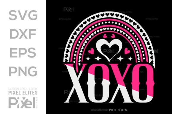 Xoxo SVG Cut File for T-Shirt Designs & Graphics
