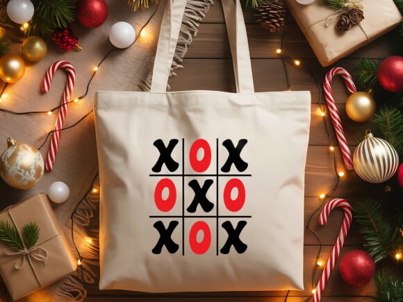 XOXO Tic Tac Toe Love Graphic for T-Shirt Designs & Graphics